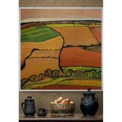 Rolling Hill No.2 Oil Paint on Canvas, Painting by Alexa Roscoe, 2022