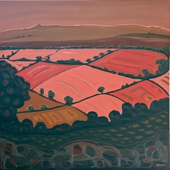 Walking in Devon no.1, Abstract, Contemporary, landscape, nature