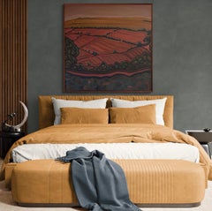 Walking in Devon no.2, Abstract, Contemporary, landscape, nature