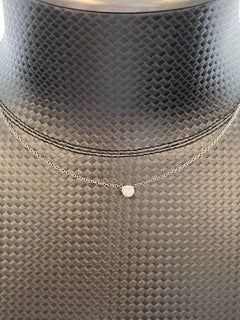 Alexander 0.30ct Diamond Solitare Pendant Necklace 18k White Gold