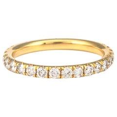 Bracelet d'éternité Alexander en or jaune 18 carats avec diamants de 0,90 carat