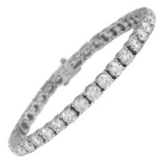 Alexander 10.41 Carat Diamond Tennis Bracelet 18 Karat White Gold Alexander 10.41 Carat Diamond Tennis Bracelet 18 Karat White Gold