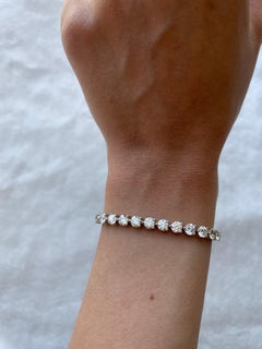 Alexander Beverly Hills 10.99ct Diamond Tennis Bracelet 18k White Gold