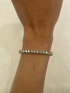 Alexander Beverly Hills 12.86ct G VS Diamond Tennis Bracelet 18k White Gold
