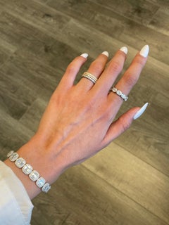 Alexander Beverly Hills 15.40ct Diamond Illusion Set Bracelet 18k White Gold