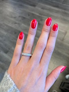 Alexander Anillo de Eternidad de Diamantes de 1,62 Quilates de Oro Blanco de 18k con Trabajo de Filigrana
