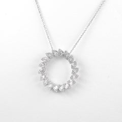Alexander Collar Colgante Diamante Engastado Ilusión 1.65ct Oro Blanco 18k