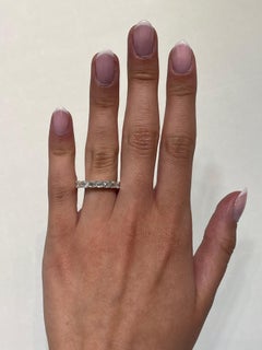 Alexander Beverly Hills 1.68ct Asscher Cut Diamond D-F VVS Half Eternity 18k