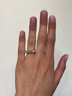 Alexander Beverly Hills 1.93ct Emerald Cut Diamond East West Half Eternity 18k