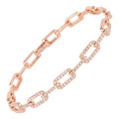 Alexander 2,11 Karat Diamant-Gliederarmband 14 Karat Roségold