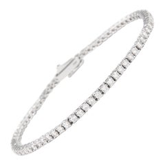 Alexander Bracelet tennis en or blanc 18 carats avec diamants de 2,35 carats