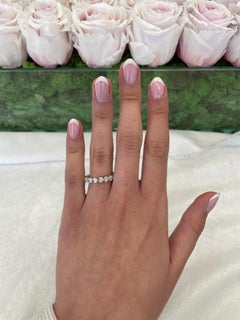 Alexander Beverly Hills 2.48ct Heart Diamond D/E VVS Eternity Band 18k