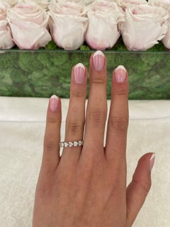 Alexander Beverly Hills 2.50ct Heart Diamond D/E VVS Eternity Band 18k