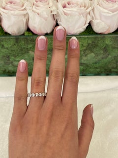 Alexander Beverly Hills 2.51ct Heart Diamond D/E VVS Eternity Band 18k