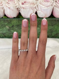Alexander Beverly Hills 2.51ct Heart Diamond D/E VVS Eternity Band 18k