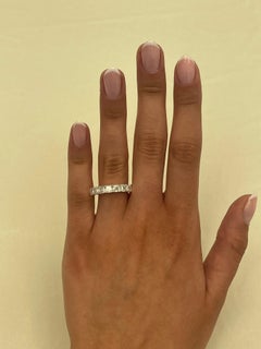 Alexander Beverly Hills 2.55ct Asscher Cut Diamond D/E VVS Half Eternity 18k 625