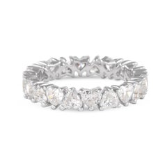 Alexander Beverly Hills 2,82ct Diamante Cuore D-F VVS Fascia di eternità 18k