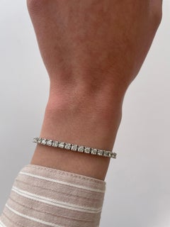 Alexander Beverly Hills - Bracciale tennis con diamanti da 4,39 carati - oro bianco 18 carati