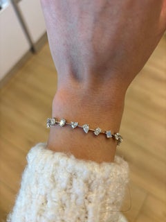 Alexander Beverly Hills Armband aus 18 Karat Weißgold mit 5,21 Karat mehr Diamanten