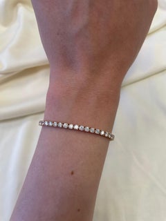 Alexander Beverly Hills Bracelet tennis en or rose 5,62 carats F/G diamants