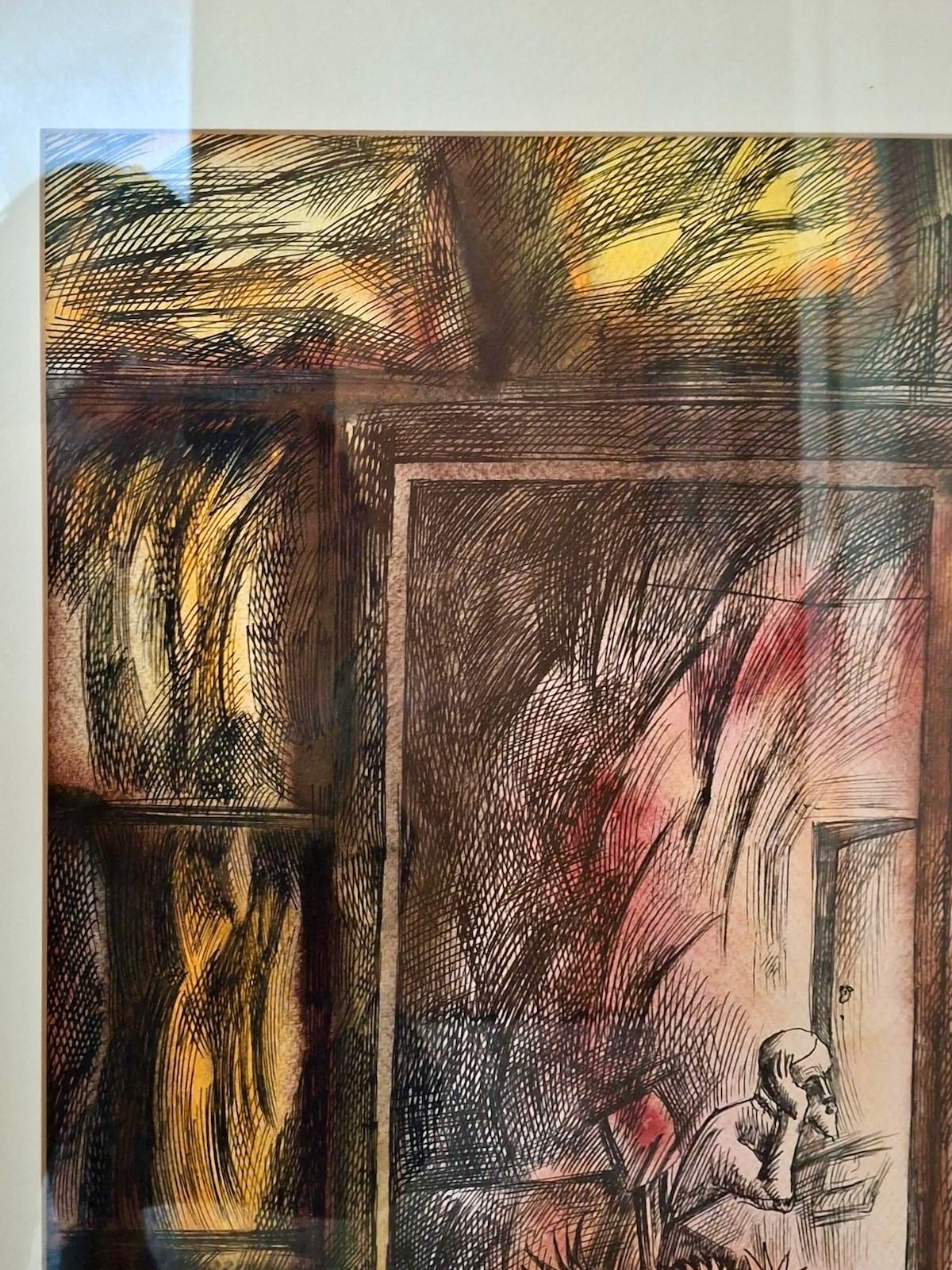 Metaphysical Expressionism in Watercolor - Art by Alexander Aizenshtat
