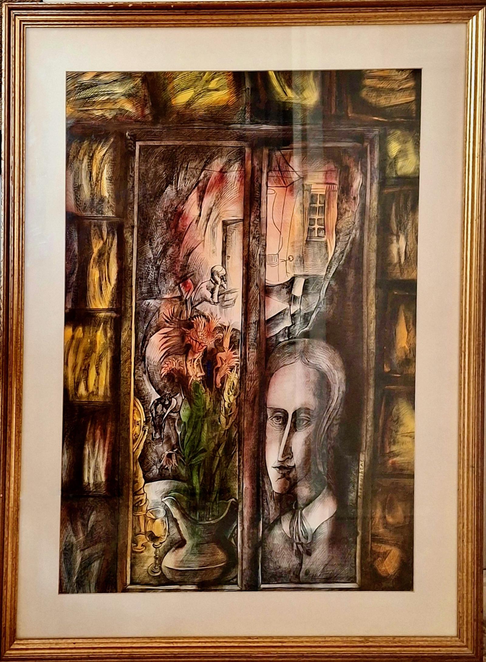 Large Zeichnungen und Aquarellbilder
