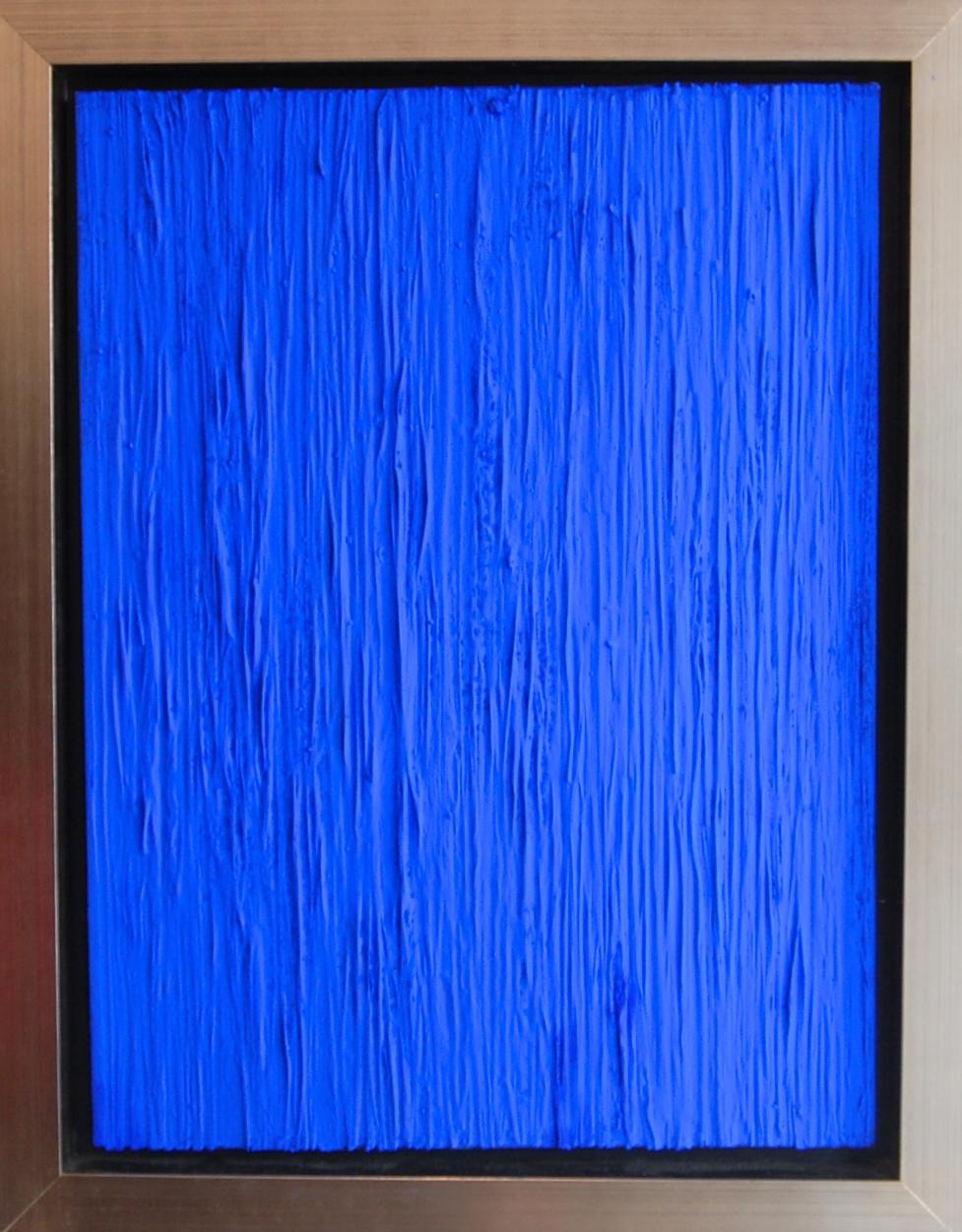 Alexander & Natalia Gore Abstract Painting - Blue Rain 