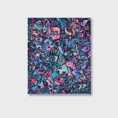 Una pintura abstracta cubista, "Bender-Género"