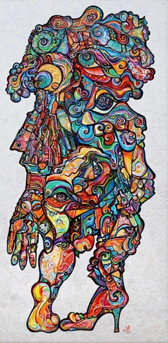 A Cubist Portrait "A Contortionist"