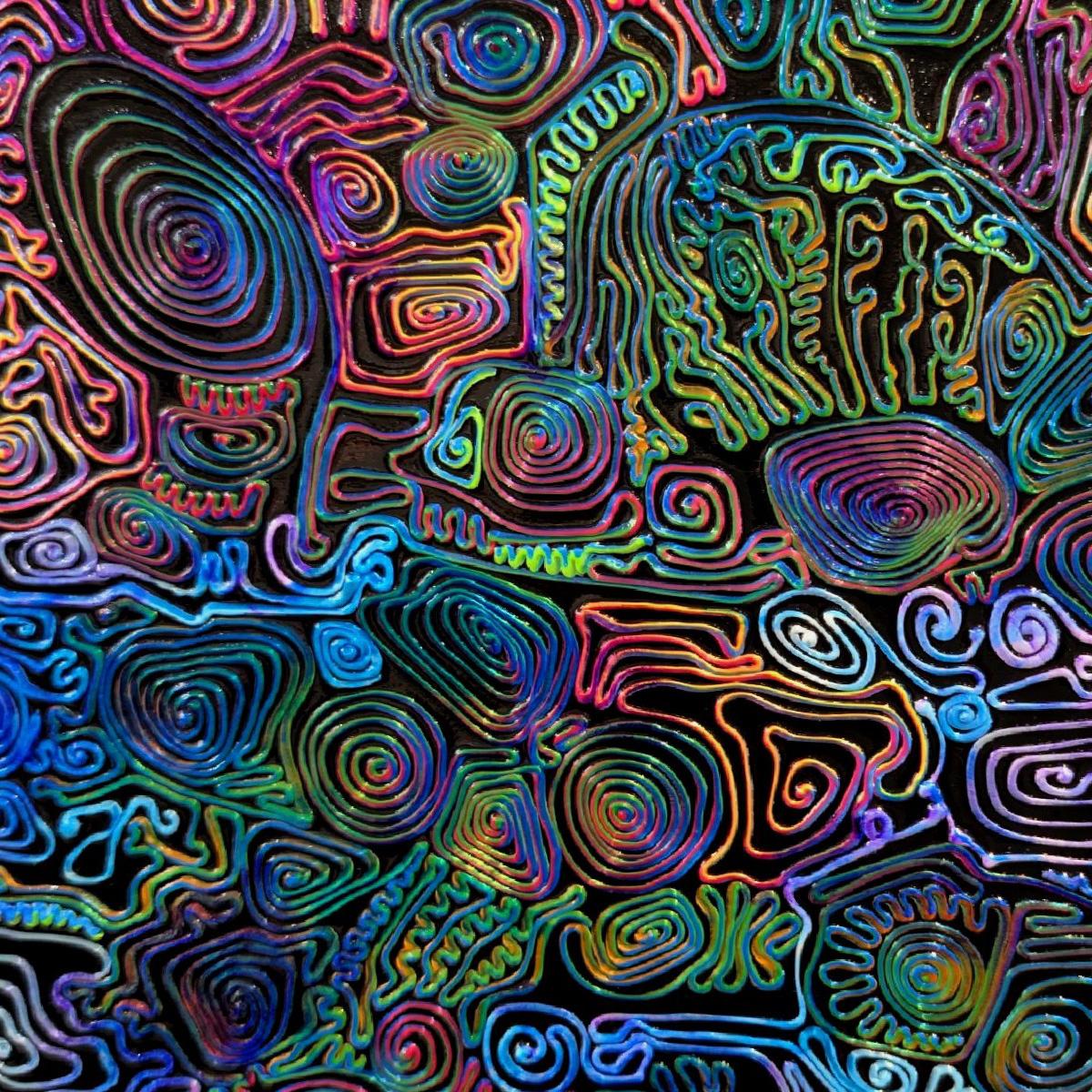A Textural Abstract Artwork, 