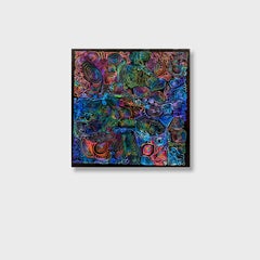 Una obra de arte abstracto con textura, "Composición 31"