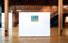 Un dipinto di paesaggio testuale, "Palm Springs".