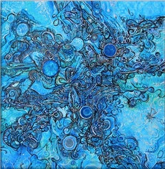 Contemporary Abstract Painting, "Rise of Atlantis"