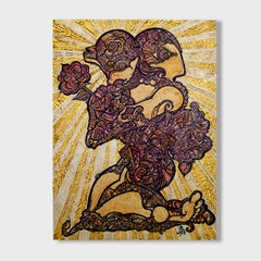 Una pintura figurativa abstracta, "Oráculo"