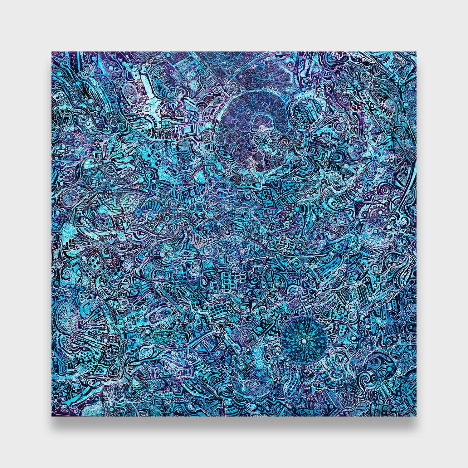 Abstract Painting Alexander Arshansky - Harmonie bleue