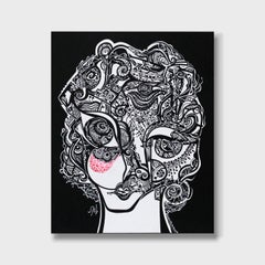 Ritratto cubista contemporaneo, "Al buio".