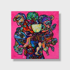 Nature morte cubiste contemporaine, "Tell Me a Fortune" (Dites-moi la bonne aventure)