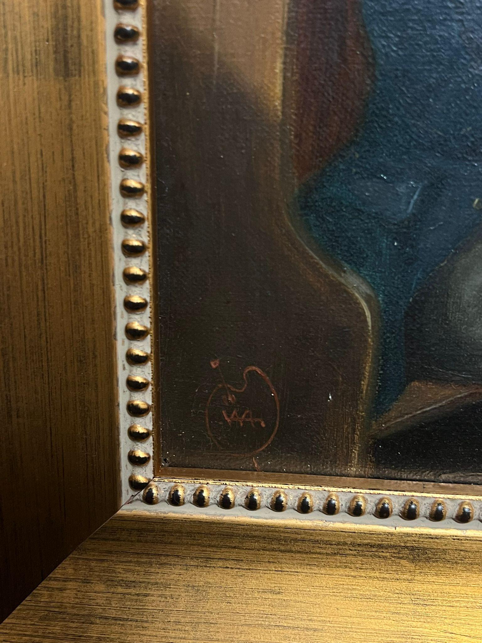 Scena di taverna vittoriana Tre gentiluomini che conversano bevendo un drink Pittura ad olio in vendita 2