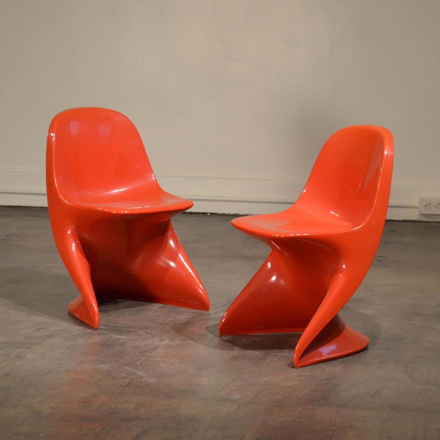 Alexander Begge Space Age Molded Plastic Child's Chairs by Casalino In Good Condition For Sale In Portland, ME