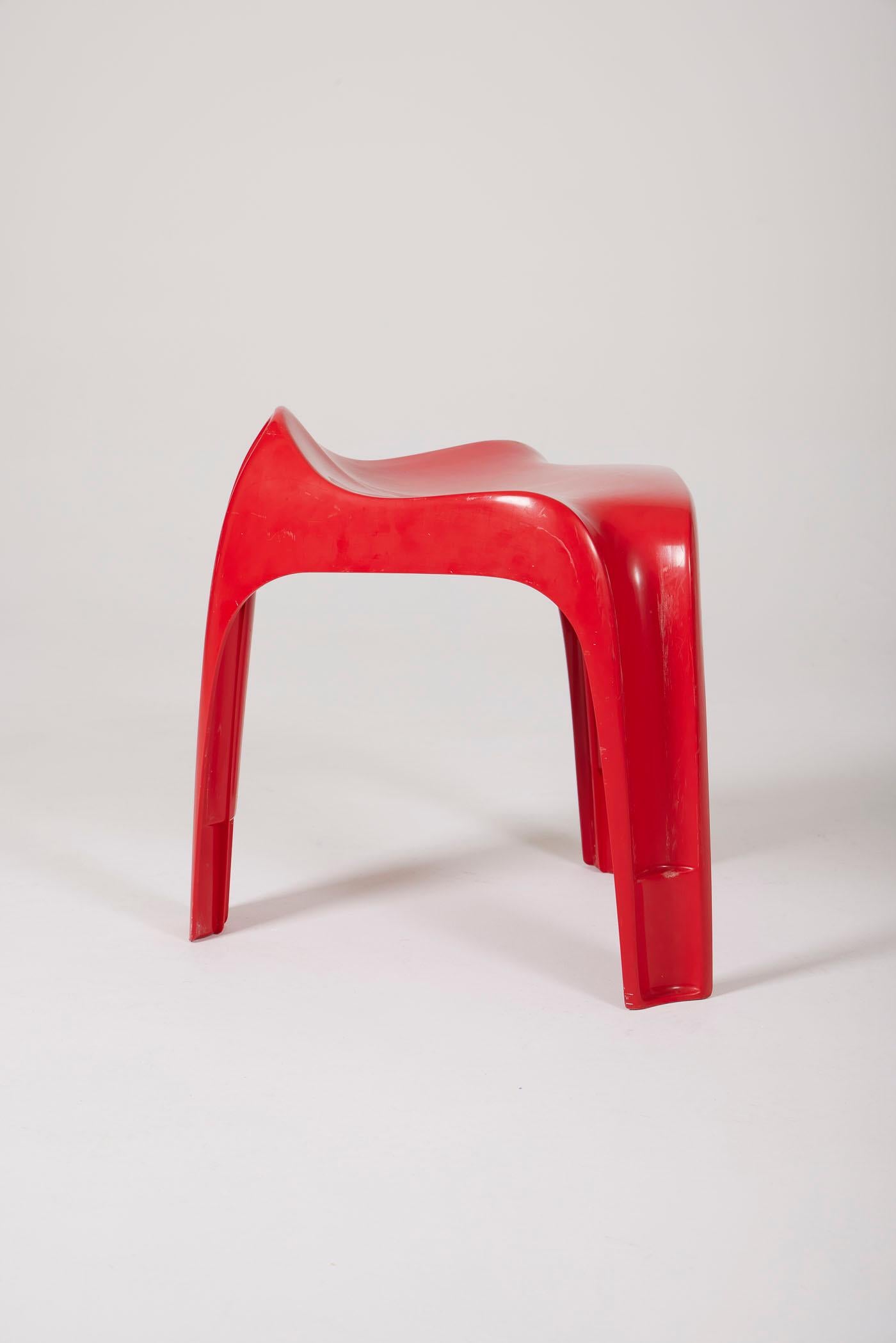 Plastic Alexander Begge stool For Sale