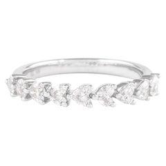 Alexander Beverly Hills 0.74ct Heart Diamond D-F VVS2/VS1 Half Eternity Band Alexander Beverly Hills 0.74ct Heart Diamond D-F VVS2/VS1 Half Eternity Band