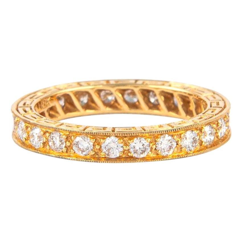 Alexander Beverly Hills Alianza de diamantes de 0,90 quilates, oro amarillo de 18 quilates