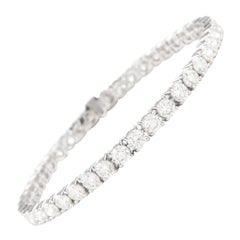 Alexander Beverly Hills Pulsera de tenis con diamantes de 10,10 ct y oro blanco de 18 quilates