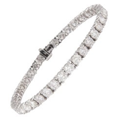 Alexander Beverly Hills Pulsera de tenis con diamantes de 10,32 ct y oro blanco de 18 quilates