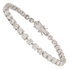 Alexander Beverly Hills 10.84ct Diamond Three-Prong Tennis Bracelet 18k