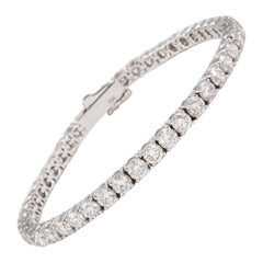 Alexander Beverly Hills Pulsera de tenis con diamantes de 11,03 ct y oro blanco de 18 quilates