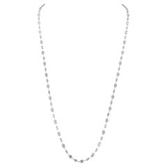 Alexander Beverly Hills Collier tennis en or blanc 18 carats avec diamants 11,36 carats
