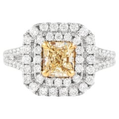 Alexander Beverly Hills 1,23ct Fancy Intense Yellow VS2 Anello con diamante 18k