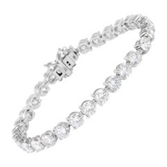 Alexander Beverly Hills Bracelet de tennis à trois branches avec 12,53 ct de diamants 18k