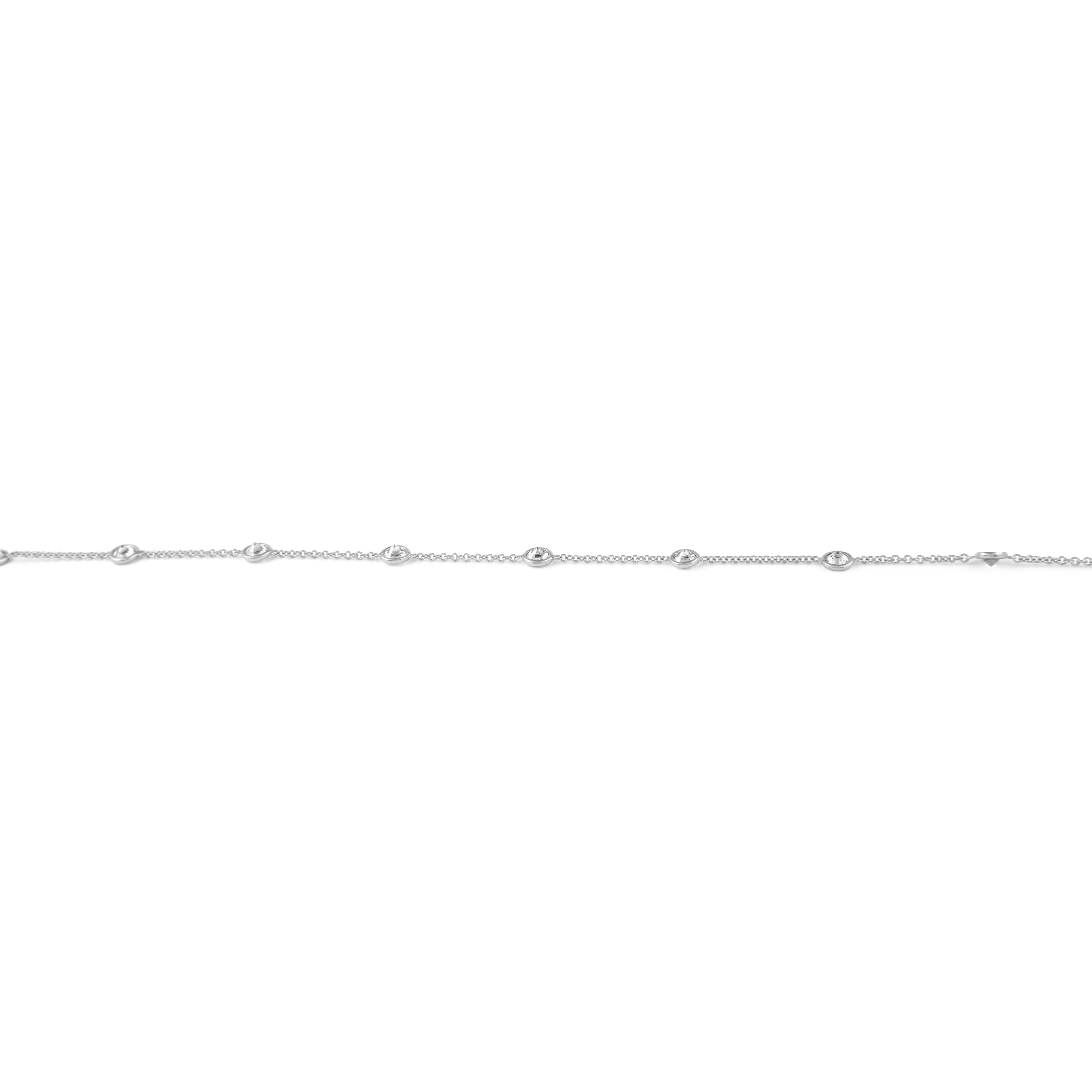 Alexander Beverly Hills 12,53 carats Diamonds by the Yard or blanc 18 carats 36in Neuf - En vente à BEVERLY HILLS, CA